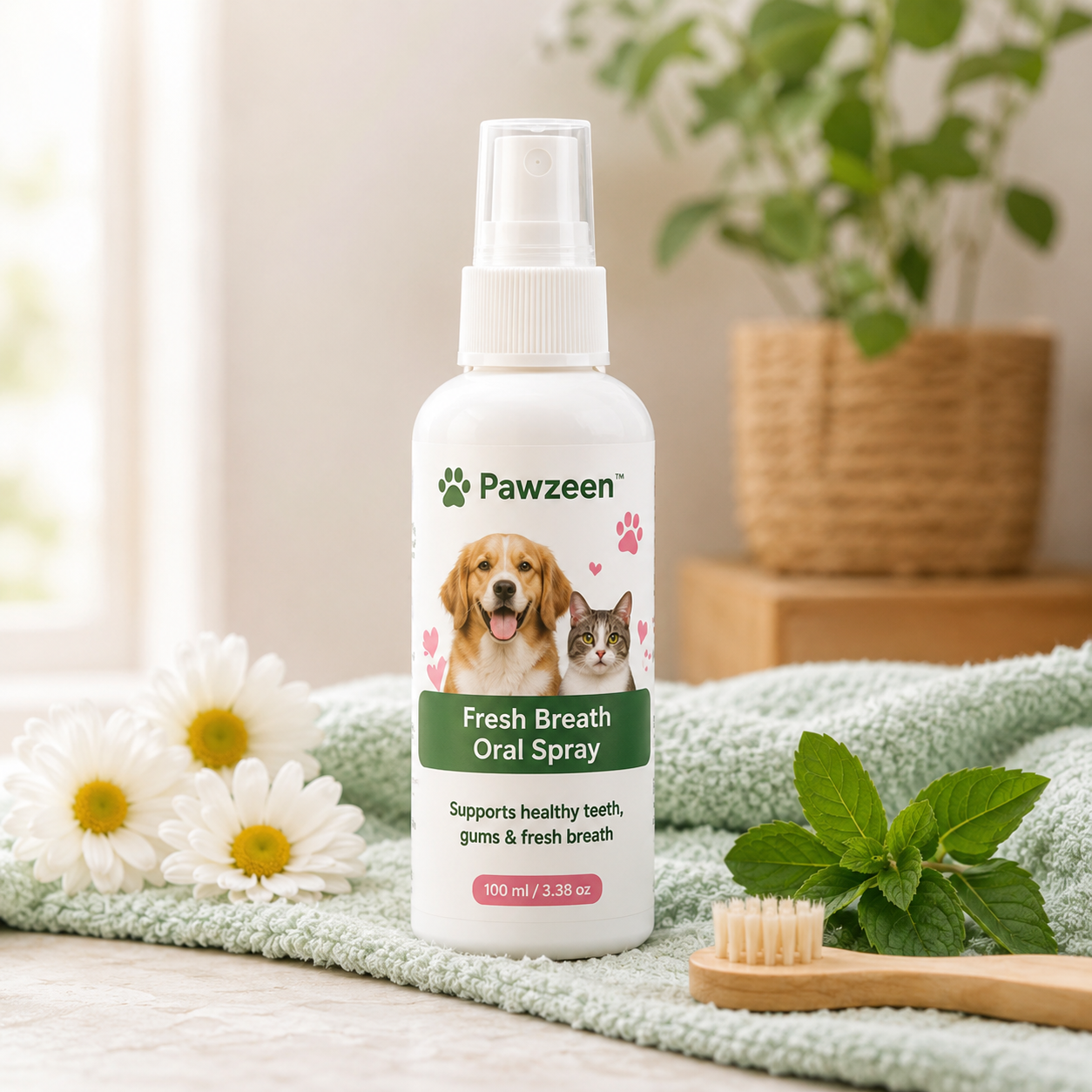 PawFresh Anti-Tartar Oral Spray for dogs and cats